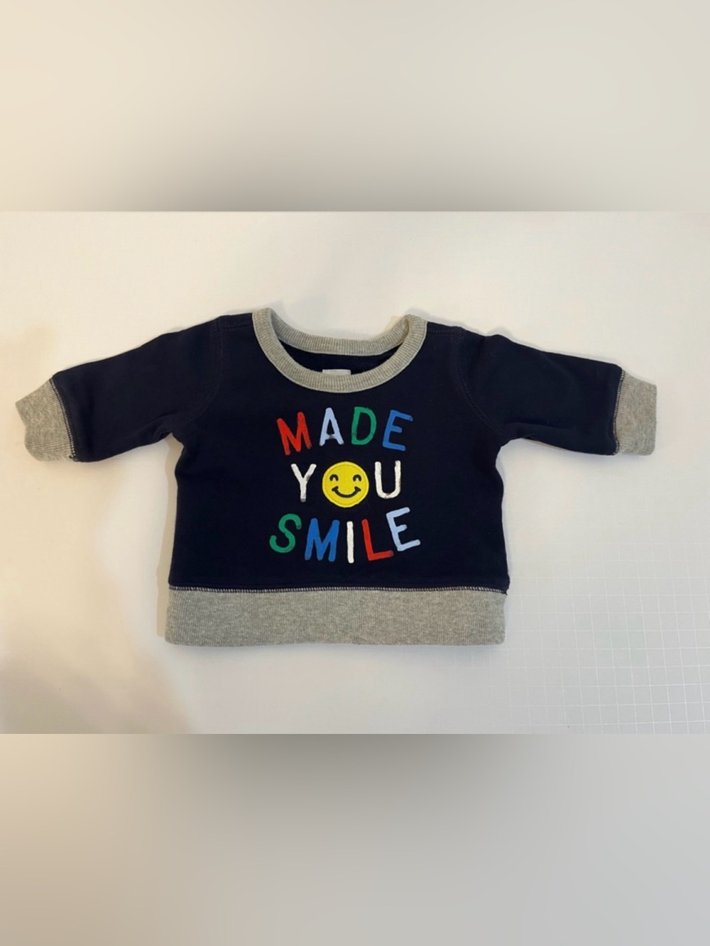 Baby Gap Crewneck Pullover Sweater in Navy
